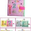 0-12Monthes Baby Cloth Book Fruits Animals Cognize Puzzle Book Infant Kids Early Learning Educational Fabric Books Toys