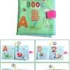0-12Monthes Baby Cloth Book Fruits Animals Cognize Puzzle Book Infant Kids Early Learning Educational Fabric Books Toys