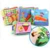 0-12Monthes Baby Cloth Book Fruits Animals Cognize Puzzle Book Infant Kids Early Learning Educational Fabric Books Toys
