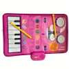 Toddler Piano Keyboard & Drum Floor Mat with Sticks - Early Musical Learning Sensory Toys for 12-18 Months - 2-in-1 Baby Toy for Boys and Girls - Perfect Birthday Gift for 1, 2, and 3 Year Olds