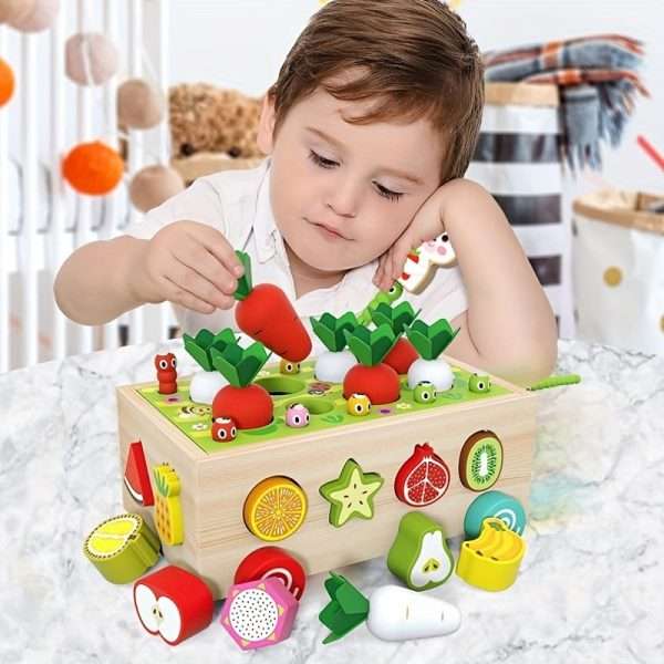 05e18d8646e2016cd91ea5b26168c59c-1.jpg Toddlers Montessori Wooden Educational Toys For Baby Boys Girls Shape Sorting Toys Gifts Wood Preschool Learning Fine Motor Skills Game Christmas??Halloween??Thanksgiving Gift