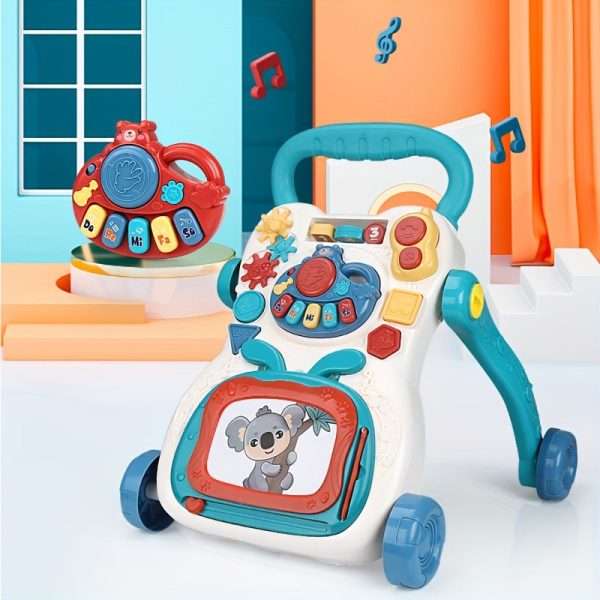 09a24979149e6f3a8f9596b1235268f1-1.jpg Multifunctional Sit Station Learning Walker for Early Education and Fun Activities - Detachable Game Panel, Music Learning Toys for Baby Boys and Girls - Perfect Christmas Gift