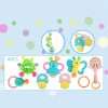 Newborn Baby Rattle Toy, A Set Of Multiple Pieces Of Teething Gum That Can Be Boiled In Water, Baby Keepsake Birthday Gift, New Year Gift [random Color Accessories]