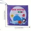 5pcs Non-Tearable Cloth Book for Early Learning and Cognitive Development with Sand Sound and Fruit Animals - Perfect Gifts for Christmas, Birthdays, Halloween, and Thanksgiving
