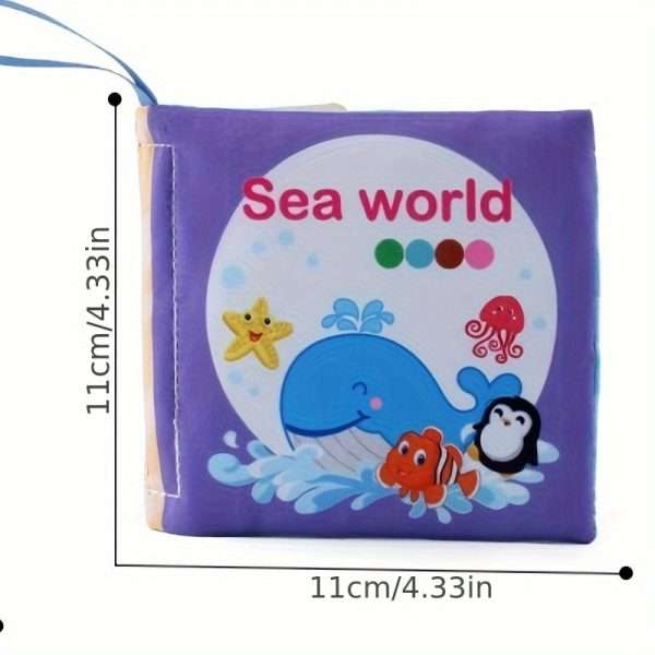 132c1e34-8dc8-11ee-ac89-0a580a6928bf.jpg 5pcs Non-Tearable Cloth Book for Early Learning and Cognitive Development with Sand Sound and Fruit Animals - Perfect Gifts for Christmas, Birthdays, Halloween, and Thanksgiving