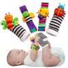 Baby Rattle Socks - Learning Toys for 3-12 Month Old Boys and Girls - Perfect Gift for Christmas, Halloween, and Thanksgiving