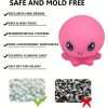 6 pcs Color Changing Light Up Bath Toys for Kids - Fun Floating Rubber Toys for Bathtub and Shower Games - Perfect for Toddlers and Children