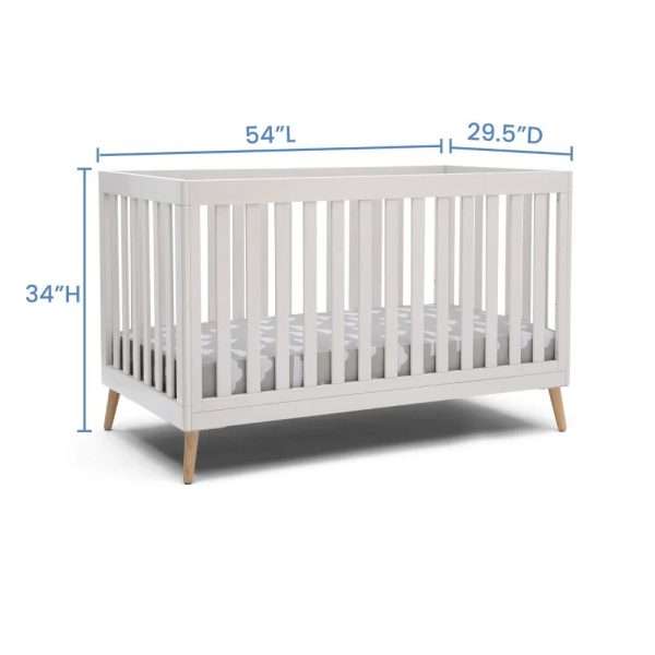 2023-New-Children-Essex-4-in-1-Convertible-Baby-Crib-Bianca-White-with-Natural-Legs_1f8989fd-4ff8-480a-a209-11f7852a6eeb.jpg 2023 New Children 4-in-1 Convertible Baby Crib, Bianca White with Natural Legs
