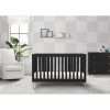 2023 New  Children 4-in-1 Convertible Baby Crib, Bianca White with Natural Legs