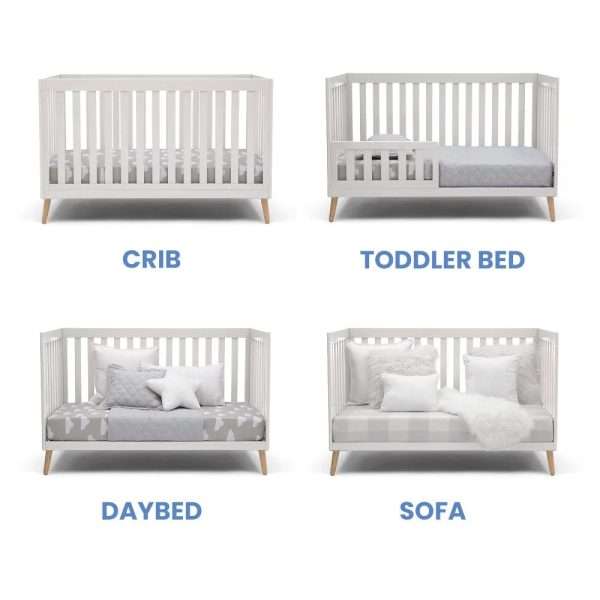 2023-New-Children-Essex-4-in-1-Convertible-Baby-Crib-Bianca-White-with-Natural-Legs_b37043d4-16d3-4ef2-a962-2bfcf5d54cc7.jpg 2023 New Children 4-in-1 Convertible Baby Crib, Bianca White with Natural Legs
