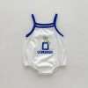 2023 New In Summer Infant Newborn Girls Boys Sleeveless Cartoon Print Outwear Kids Baby Pure Cotton Overalls Bodysuits