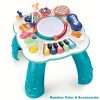 Multi-Functional Baby Activity Table with Music and Learning Features - Perfect for Early Education and Development - Sturdy and Fun Toy for 6-18 Month Olds - Great Birthday Gift (Random Color)