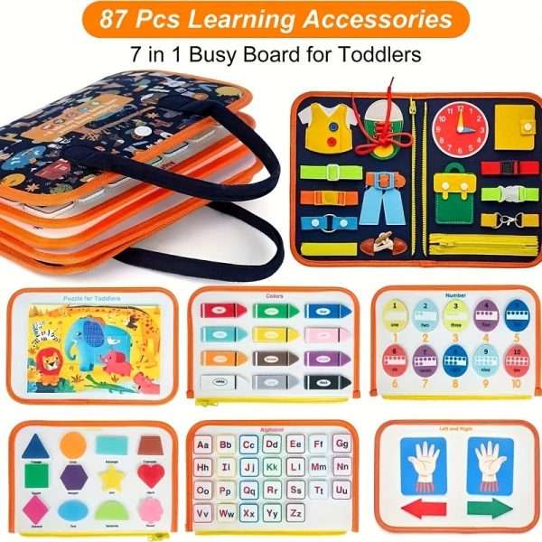 2d6d062d464b66714eb9152b187badd5-1.jpg Montessori Busy Board - Educational Sensory Toy for Toddlers - Develops Fine Motor Skills - Perfect Gift for Halloween and Christmas
