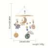 Wooden Space Bed Bell - Calming and Entertaining for Babies