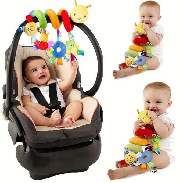 3875f2851987e7ed3758d12a15e2dfef.jpg Plush Baby Stroller Rattle Toy - Versatile Hanging Bell for Bed, Car, and More - Perfect for Halloween, Thanksgiving, and Christmas Gifts