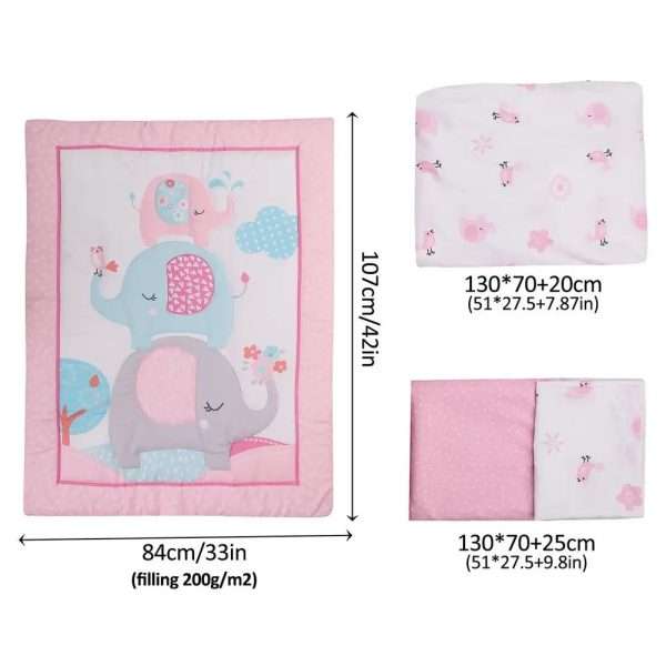3Pcs-Cotton-Crib-Bed-Linen-Kit-For-Boy-Girl-Baby-Bedding-Set-Includes-Bed-Quilt-bed_ad904ae8-88dc-47af-b8de-66fd17a7d364.jpg 3Pcs Cotton Crib Bed Linen Kit For Boy Girl Baby Bedding Set Includes Bed Quilt/bed Cover/bed Skirt Cute Cartoon Elephant Print