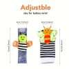 Baby Infant Rattle Socks Toys 3-6 To 12 Months Girl Boy Learning Toy, Rattle & Teethe Wrist Toy Christmas Halloween Thanksgiving Gift