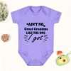 Summer Newborn Toddler's Onesie, Baby Boys And Girls Letter Print Short Sleeve Cotton Romper