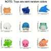 6 pcs Color Changing Light Up Bath Toys for Kids - Fun Floating Rubber Toys for Bathtub and Shower Games - Perfect for Toddlers and Children