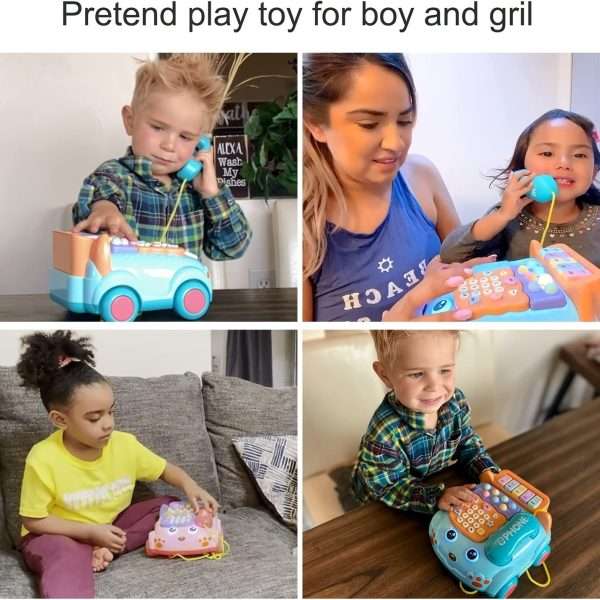 56c83a4bc2be98eda9d2a7bc6426990b.jpg Baby Toys Musical Phone Car Phone, Educational Early Education Baby Simulation Seat Machine Toys For Boys Girls, Halloween, Christmas, Thanksgiving Day gift