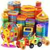 Big Ruler Magnetic Building Blocks for Kids - STEM Learning Toys for Design and Construction - Educational Toys for Back to School and Birthdays