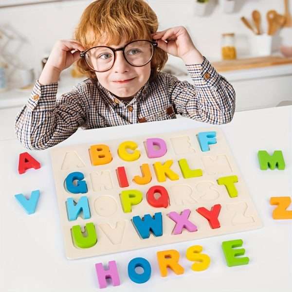 684187018e05182dc3d5ad62f5b3af85.jpg Three-in-one Preschool Puzzle Set, Children Learn Alphabets, Numbers, Shapes, Colors, Cognition, Early Education, Montessori Toys, Developing Baby Intelligence, Educational Puzzle, Puzzle Toys