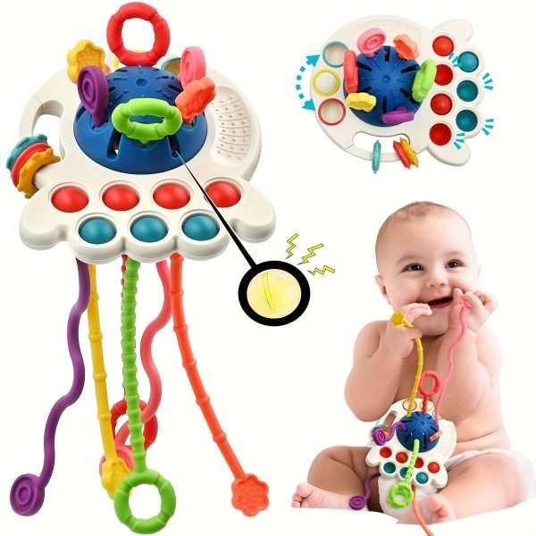 6b3845c5-f0a4-45a5-b6ab-9e367de92c82-1.jpg Soft Montessori Baby Toys for 6-12 Months | Toddler Travel Toys for 1-2 Year Olds | Pull String Fidget Educational Learning Bath Toys | Perfect Birthday or Easter Gift for Infants and Toddlers