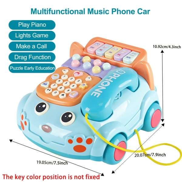 70ed21219285976316cb8dce93df46ae.jpg Baby Toys Musical Phone Car Phone Educational Early Education Baby Simulation Seat Machine Toys For Boys And Girls, Halloween/Christmas Gift