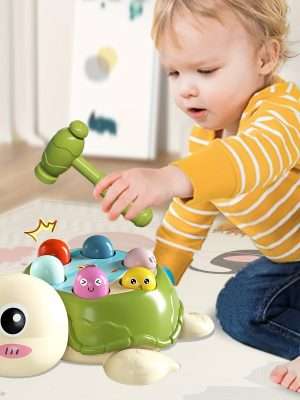 Hammering And Pounding Toy, Toys For Boys And Girls, Baby Interactive Toys Toddler Activities Games With 2 Hammers, Learning, Active, Early Educational Toy, Gift For Boys Girls Toddlers