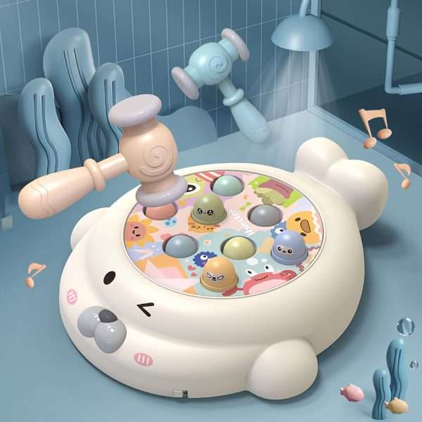 9a3af572e80576f42cc4976b2a77d467-1.jpg 1 Set Cute Seal Hitting Mole Music Toys For Boys And Girls, Suitable For Babies To Exercise Hand-eye Coordination And Daily Play Use