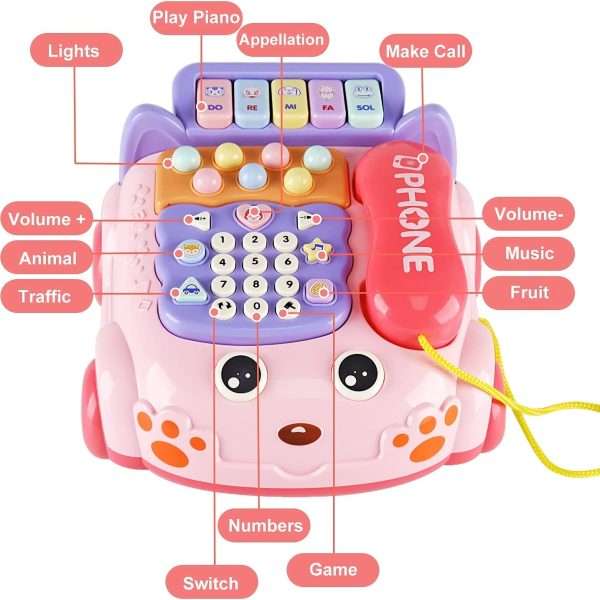 9d64066bbcd6f5d543ad10825c759e6b.jpg Baby Toys Musical Phone Car Phone, Educational Early Education Baby Simulation Seat Machine Toys For Boys Girls, Halloween, Christmas, Thanksgiving Day gift
