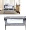 Baby Bed Side Crib Newborn Bassinet Bedside Crib Infant Sleeper Bed Cradle Gray Adjustable Tilting Cradle Bed Portable 80-85cm