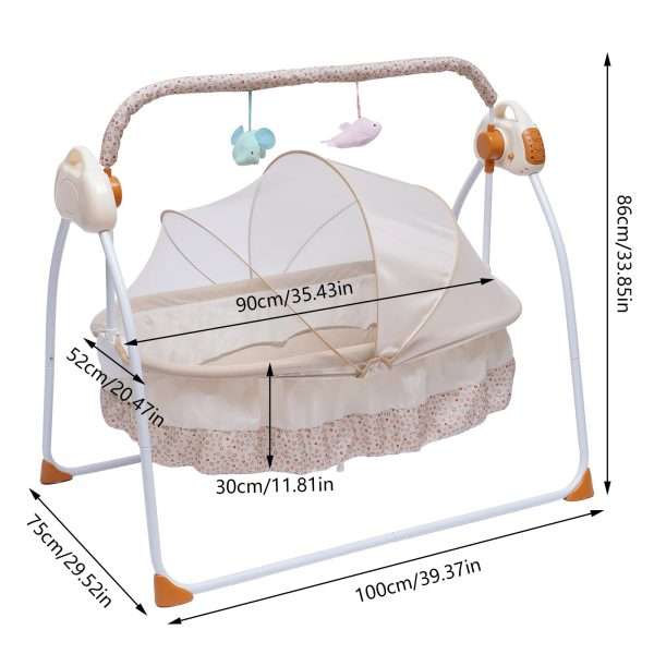 Baby-electric-cradle-rocking-bed-Portable-foldable-crib-travel-crib-newborn-smart-coax-baby-soothing-artifact_52413503-eb17-44cb-953a-7dade3e6b31d-1.jpg Baby electric cradle rocking bed Portable foldable crib travel crib newborn smart coax baby soothing artifact sleeping basket
