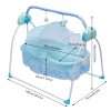 Baby electric cradle rocking bed Portable foldable crib travel crib newborn smart coax baby soothing artifact sleeping basket