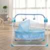 Baby electric cradle rocking bed Portable foldable crib travel crib newborn smart coax baby soothing artifact sleeping basket