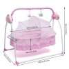 Baby electric cradle rocking bed Portable foldable crib travel crib newborn smart coax baby soothing artifact sleeping basket