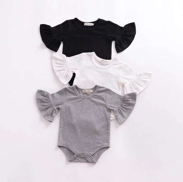 HTB1IBdIwb1YBuNjSszhq6AUsFXaY.jpg Special Offer~Simple Style Pagoda Sleeve Baby Jumpsuits/Lovely Solid Bodysuit 3072