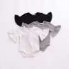 Special Offer~Simple Style Pagoda Sleeve Baby Jumpsuits/Lovely Solid Bodysuit 3072