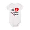 Happy Mothers Day Baby Bodysuits Baby Girl Boy Mothers Day Outfit My 1st Mothers Day New Born Short Sleeve Romper Infant Clothes