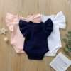 Newborn Body Suit Todder Clothes Set Baby Girl Cotton Short Sleeve Bodysuit Kid Clothes Set Girls Sunsuit Infant Clothing