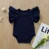 Newborn Body Suit Todder Clothes Set Baby Girl Cotton Short Sleeve Bodysuit Kid Clothes Set Girls Sunsuit Infant Clothing