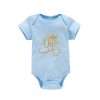 One Year Baby Birthday Bodysuits Cotton Short Sleeve Baby Boys Girls Rompers Jumpssuit Toddler Baby Birthday Gifts Clothes