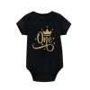 One Year Baby Birthday Bodysuits Cotton Short Sleeve Baby Boys Girls Rompers Jumpssuit Toddler Baby Birthday Gifts Clothes