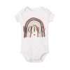Personalized Baby Bodysuit Rainbow with Name Infant Jumpsuit Boys Girls Outfits Romper Custom Toddler Clothes Baby Shower Gift