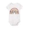 Personalized Baby Bodysuit Rainbow with Name Infant Jumpsuit Boys Girls Outfits Romper Custom Toddler Clothes Baby Shower Gift