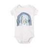Personalized Baby Bodysuit Rainbow with Name Infant Jumpsuit Boys Girls Outfits Romper Custom Toddler Clothes Baby Shower Gift