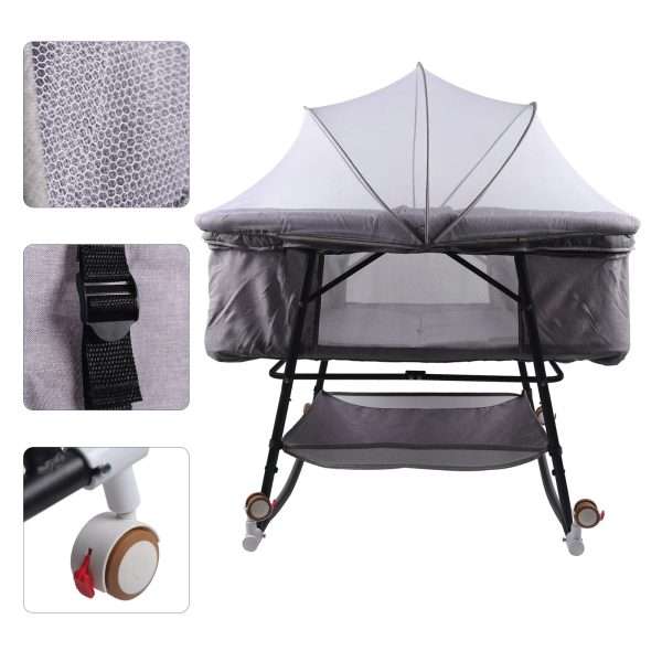 Portable-Baby-Bassinet-Sleep-Cradle-Baby-Nursery-Infant-Bed-Bedside-Crib-Folding-Travel-Crib-Mosquito-Net_4b607de2-807c-4825-aa95-b015d788b027.jpg Portable Baby Bassinet Sleep Cradle Baby Nursery Infant Bed Bedside Crib Folding Travel Crib Mosquito Net Cot