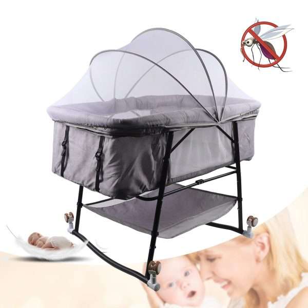 Portable-Baby-Bassinet-Sleep-Cradle-Baby-Nursery-Infant-Bed-Bedside-Crib-Folding-Travel-Crib-Mosquito-Net_9882ba0a-f223-4757-bbbe-0c96471b3e92.jpg Portable Baby Bassinet Sleep Cradle Baby Nursery Infant Bed Bedside Crib Folding Travel Crib Mosquito Net Cot
