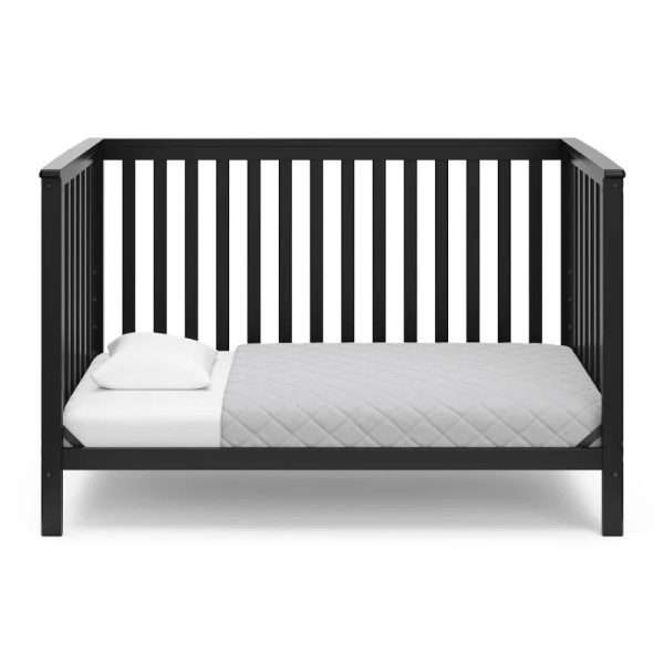 Storkcraft-Hillcrest-4-in-1-Convertible-Crib-Black-Converts-to-Daybed-Toddler-Bed-and-Full-Size_a26417be-3c8e-4e8a-998d-cf22a638ff33.jpg 4-in-1 Convertible Crib (Black) - Converts to Daybed, Toddler Bed, and Full-Size Bed