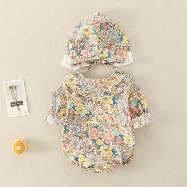 Summer-Baby-Girls-Romper-Hat-Cotton-Peter-Pan-collar-Ruffles-Lace-Long-Sleeve-Infant-Newborn-Jumpsuits_881ccbcf-22e9-4f83-8f57-be3d6e356096.jpg Summer Baby Girls Romper+Hat Cotton Peter Pan collar Ruffles Lace Long Sleeve Infant Newborn Jumpsuits Bebe Cute Garments 3-24M